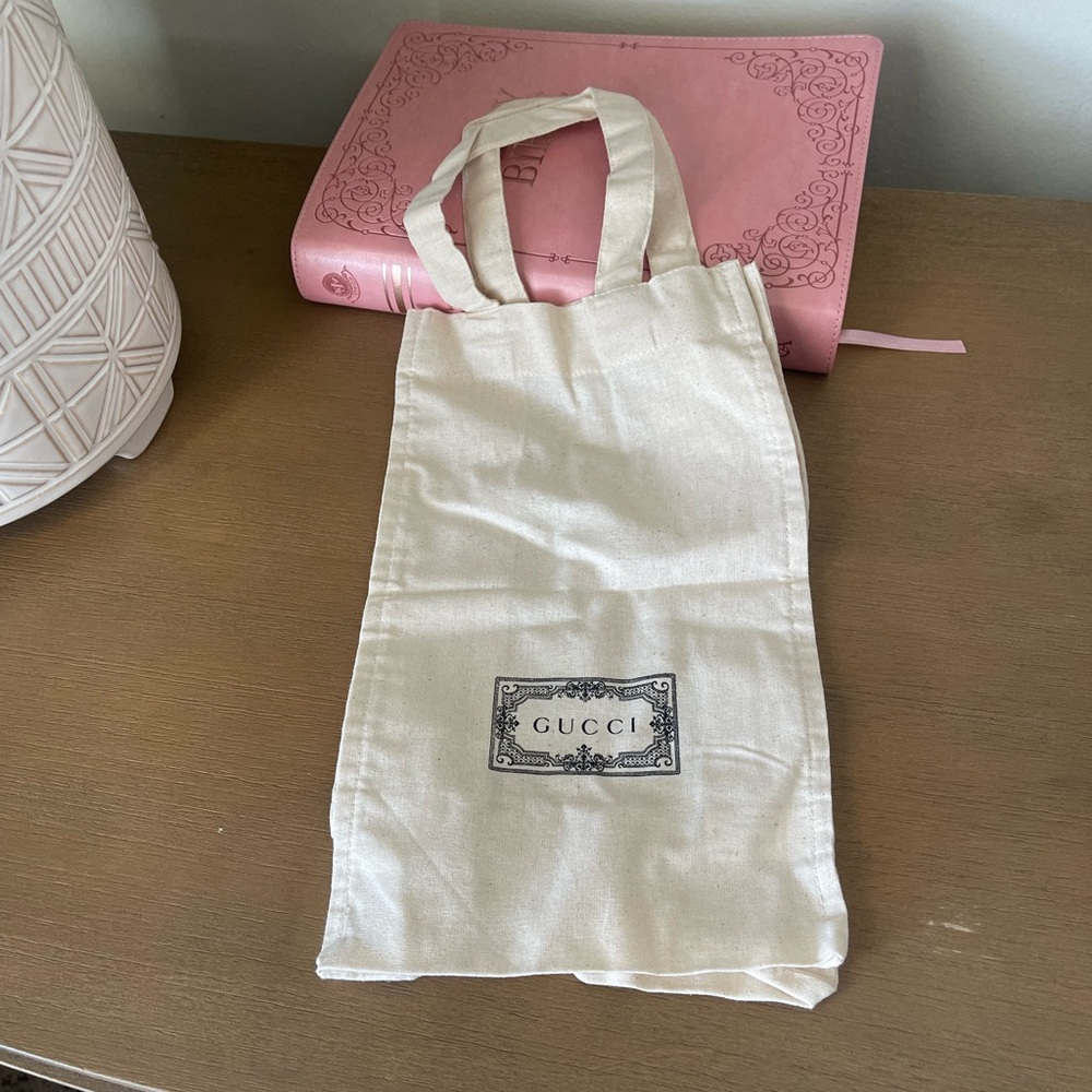 Gucci Cream Canvas Tote